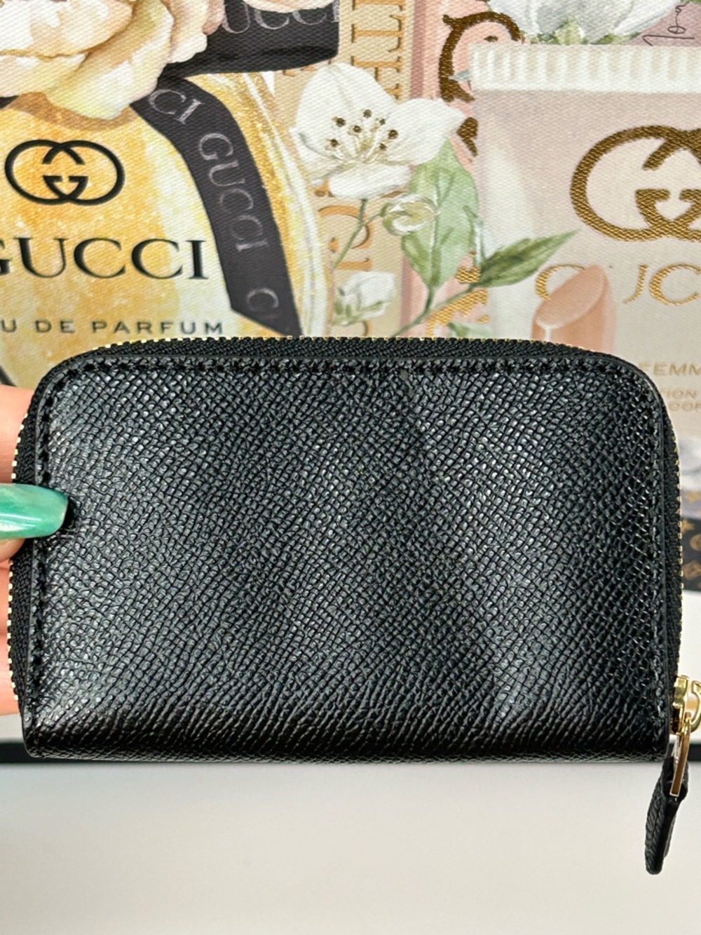 COACH Leather Zip Card Wallet 🖤 - Picture 4 of 14